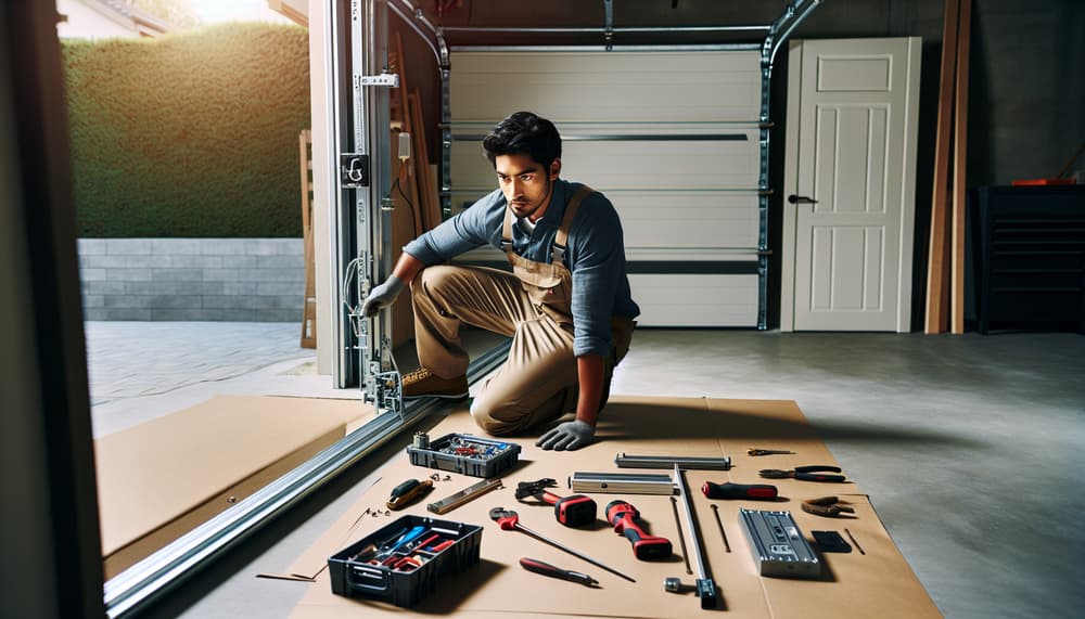 Our professional garage door opener repair process